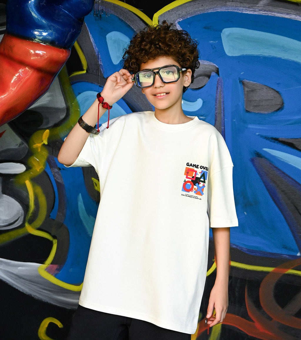 "  Game Over ” Oversized T-Shirt