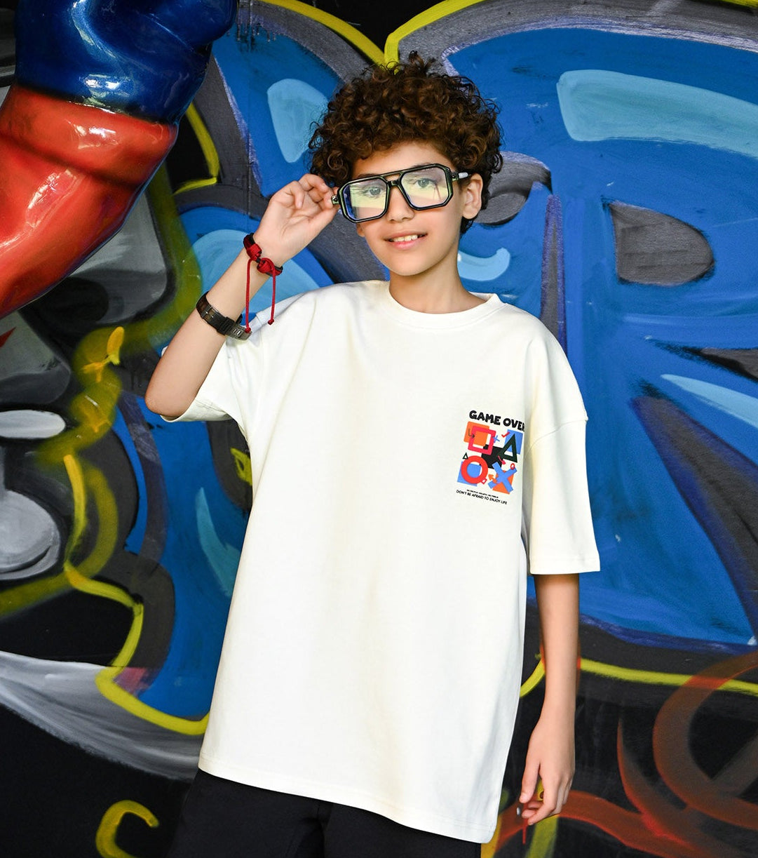 "  Game Over ” Oversized T-Shirt