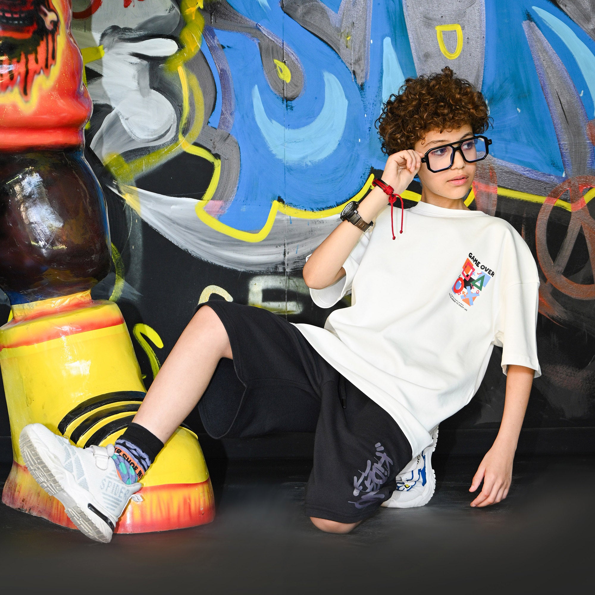 "  Game Over ” Oversized T-Shirt