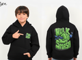 Hulk Pullover Hoodie with Back Graphic