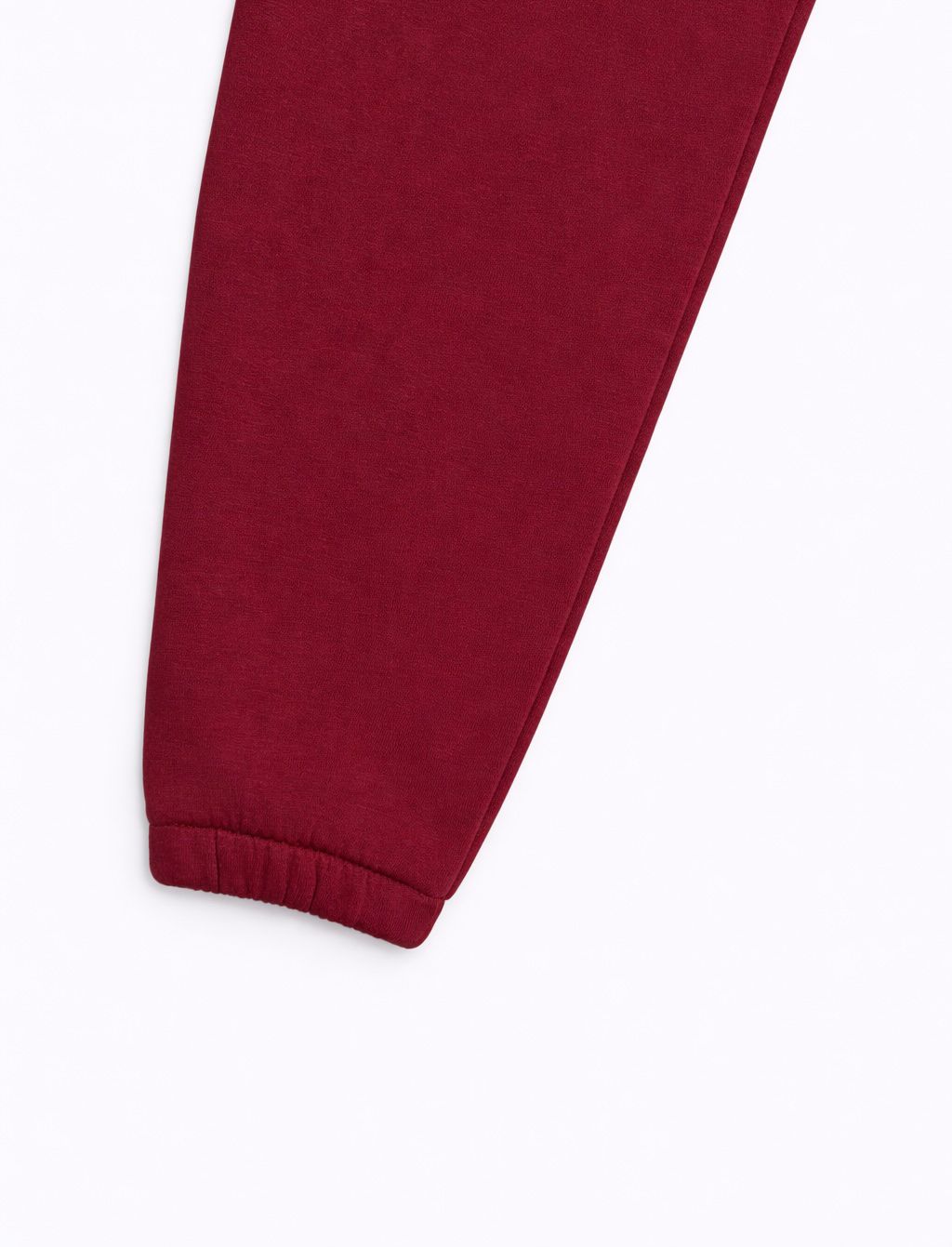 Premium Burgundy Fleece Joggers
