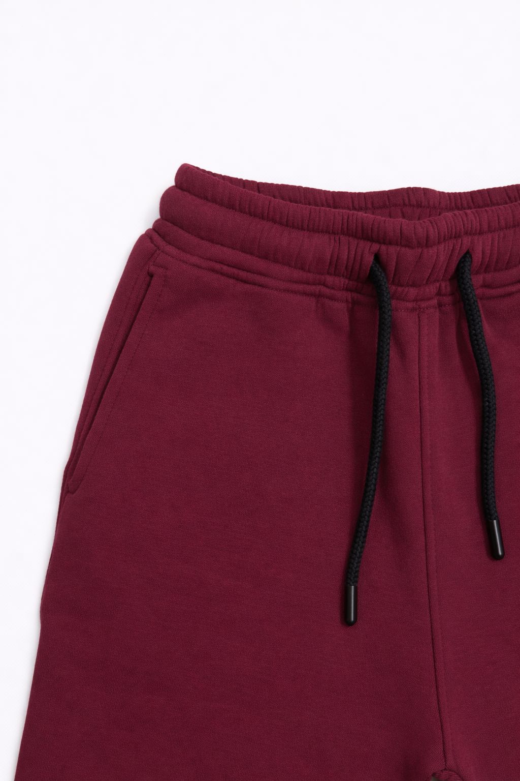Premium Burgundy Fleece Joggers